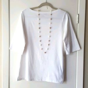 LRL Boat Neck Cotton Top